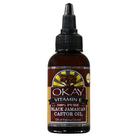 Óleo de rícino preto jamaicano com vitamina E Pantenol 60mL