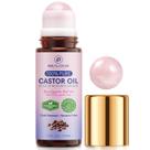 Óleo de Rícino Roll-On Bealions 50 ml Quartzo Rosa