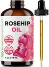 Óleo de Rosa Mosqueta Premium 120ml - Prensado a Frio para o Rosto