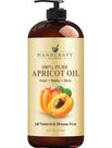 Óleo de Semente de Damasco Artesanal - 480ml - 100% Puro e Natural