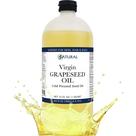 Óleo de semente de uva natural prensado a frio virgem 946 ml 100% puro Óleo de semente de uva natural prensado a frio virgem 946 ml 100% puro