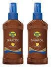 Óleo de spray de bronzeamento profundo SPF 4 com óleo de coco 236 ml Pacote 2 Óleo de spray de bronzeamento profundo SPF 4 com óleo de coco 236 ml Pacote 2