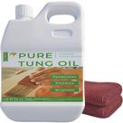 Óleo de tungue Godora Pure 3.8L para acabamento de madeira à prova d'água