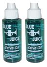 Óleo de válvula de trompete Blue Juice 60 ml, pacote com 2
