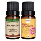 Óleo Essencial Alcaravia + Óleo Vegetal Rosa Mosqueta 10ml