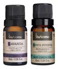 Óleo Essencial De Lavanda + Menta Piperita Pura Via Aroma