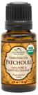 Óleo essencial de patchouli orgânico americano 100% puro 15 ml/0,5 onças