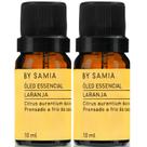 Óleo Essencial Laranja By Samia 10ml Puro e Natural - 2 Unidades