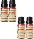OLEO ESSENCIAL LARANJA DOCE PURO 10ml NATUFLORES kit 4 und