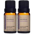 Óleo Essencial Lavanda Via Aroma 10 Ml Puro Aromaterapia - Kit 2 Unidades