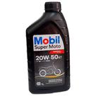 Óleo Lubrificante Mineral Mobil 20w50 Super Moto 4T 1Litro