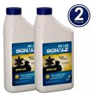Óleo lubrificante para compressor 1litro 2pçs ms lub schulz