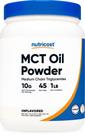 Óleo MCT em pó Nutricost 454g (454mL) Keto Cetose Cetogênica