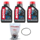 Oleo Mineral Motul 20w50+filtro Oleo Honda+anel Fourtrax 420