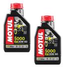 Oleo Motul 5000 Semissintético 20W50 Api Sl 4T Ma2 2 Litros