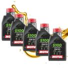 Oleo motul 5100 15w50 semi sintetico 4t 1l (5 litros)