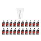 Óleo Náutico 2T Quicksilver TCW3 1 Litro Kit C/20 mais Copo Dosador