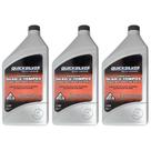 Óleo Náutico Original Mercury Quicksilver Tcw3 2 Tempos Kit Com 03 Litros