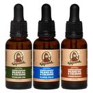 Óleo para Barba 3 Unidades Dr. Squatch com Ação Condicionante e Aromas Naturais Óleo para Barba 3 Unidades Dr. Squatch com Ação Condicionante e Aromas Naturais