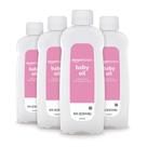 Óleo para bebês Amazon Basics Mild & Gentle 414 ml (pacote com 4)