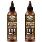Óleo para cabelo Difeel Premium 99% de cafeína natural e rícino 240mL x2