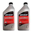 Óleo Quicksilver Tcw3 2 Tempos 500ml Kit Com 2