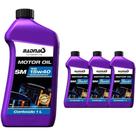 Óleo Radnaq 15w40 semi sintético API SM carro Kit 4 L carro