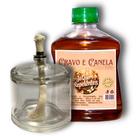 Óleo Repelente 1x250ml + Lamparina de Vidro Decorativa 100ml