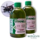 Óleo - Repelente de Citronela Concentrado - 2 x 500 ml rende 200 Litros de Repelente de Ambientes