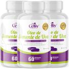 Óleo Semente de Uva 3 Frascos cápsulas 1000mg Óleo Semente de Uva 3 Frascos cápsulas 1000mg