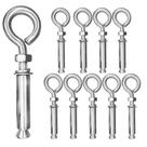 Olhais de expansão SIAOKL Heavy Duty 304 em aço inoxidável 10P