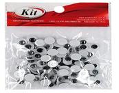 Olho movel 12mm pacote com 50 unidades kit