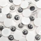 Olho Móvel Para Artesanato Plástico 8mm 600pçs 36g Olho Móvel Para Artesanato Plástico 8mm 600pçs 36g