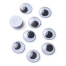 Olho Móvel Redondo Preto 18mm com 100 unidades Olho Móvel Redondo Preto 18mm com 100 unidades