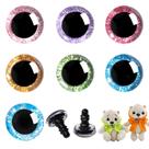 Olhos de segurança para boneca de crochê Amigurumi Craft com arruelas de 35 mm Olhos de segurança para boneca de crochê Amigurumi Craft com arruelas de 35 mm