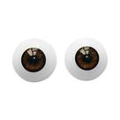 Olhos Falsos Realistas De 20mm Com Fundo Oco Para Máscaras De Halloween E Bonecas DIY