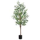 Oliveira artificial CETRD 1,2 m com tronco 436 folhas 16 frutos