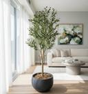 Oliveira Artificial Realista Grande Árvore Decoração Sala 2.10 Metros, Plantas para Decoração de Casa, Escritório, Cozinha, Sala De Estar.
