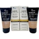 Olya make up sunblock bege escuro 30fps