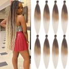Ombre pré-esticado de 32 cm para tranças em caixa