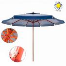 Ombrellone 4 Metros Positano Azul em Bagum Madeira 400807 BEL