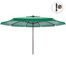 Ombrellone 4M Verde Bagum Haste em Madeira 400803 Bel Ombrellone 4M Verde Bagum Haste em Madeira 400803 Bel