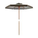 Ombrellone Aurora - Bagum Marrom - 200 cm - 69035 Ombrellone Aurora - Bagum Marrom - 200 cm - 69035