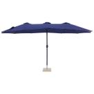 Ombrellone Central Retangular Quiosque Oversize 4,60m Marinho 12418 Bel Fix