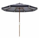 Ombrellone Madeira Cobertura PVC 2,40 metros preto Bel Lazer