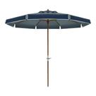 Ombrellone Madeira Cobertura PVC Maninv 2,70m Azul Bel Lazer