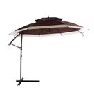 Ombrellone Paladino Susp 3,50 mts - Marrom Duplo Giratório 360 - 69390 Ombrellone Paladino Susp 3,50 mts - Marrom Duplo Giratório 360 - 69390