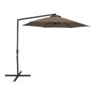 Ombrellone Suspenso Veneza C/ Manivela 3m Marrom 832012 Bel