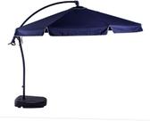 Ombrelone Bel Suspenso Buzios 3 Metros Giratorio 360º com Base em ABS - Azul