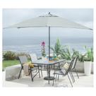 Ombrelone Central com Manivela 2x3m Cinza